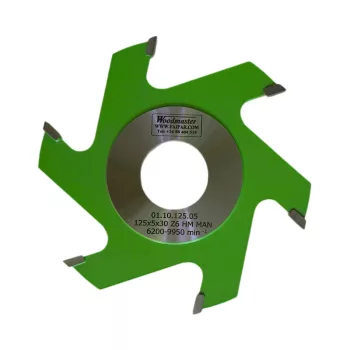   Freză pentru uluc, cu alezaj, 125x5x30mm, Z6, CMS, cu plăcuțe brazate, stivuibilă