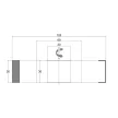 Ø125X30mm Freză pentru uluc