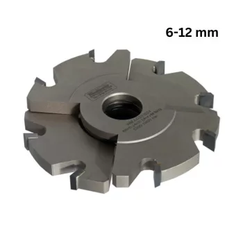   Freză pentru uluc reglabilă, cu alezaj 150x6-12x30mm, Z8, CMS, cu plăcuțe brazate