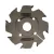 Freză pentru uluc reglabilă, cu alezaj 150x6-12x30mm, Z8, CMS, cu plăcuțe brazate