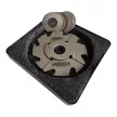 Freză pentru uluc reglabilă, cu alezaj 150x6-12x30mm, Z8, CMS, cu plăcuțe brazate
