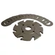 Freză pentru uluc reglabilă, cu alezaj 150x8-15x30mm, Z8, CMS, cu plăcuțe brazate