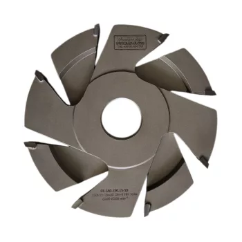   Freză pentru uluc reglabilă, cu alezaj 150x15-29x30mm, Z8, CMS, cu plăcuțe brazate