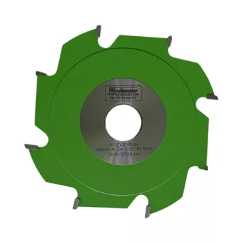   Freză pentru uluc, cu alezaj, cu pretăietori, 160x4x30mm, Z4 V2+2, CMS, cu plăcuțe brazate