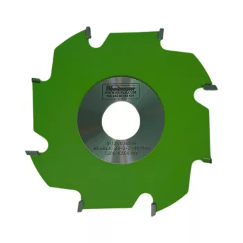   Freză pentru uluc, cu alezaj, cu pretăietori, 160x6x30mm, Z4 V2+2, CMS, cu plăcuțe brazate
