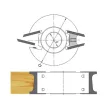 Ø120mm Cap de frezat universal cu limitatori