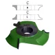 Freză cu rază sfert de cerc, cu alezaj, R12mm, 125x17x30mm, Z3, CMS, concavă, L