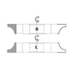 Freză cu rază R15mm concavă sfert de cerc R (dreapta)