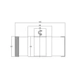 Ø125X50mm Freză falţ cu placuţe înclinate