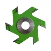   Freză pentru degajarea broaștei de uși, cu alezaj, 150x16,3x30mm, Z6, CMS, cu plăcuțe brazate