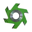Freză pentru degajarea broaștei de uși, cu alezaj, 150x16,3x40mm, Z6, CMS, cu plăcuțe brazate
