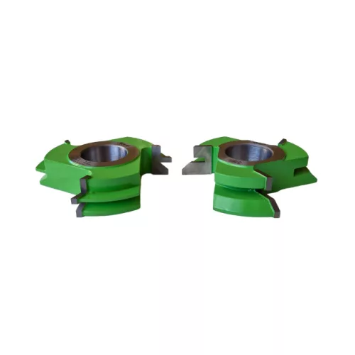 Set de freze nut și feder pentru lambriu, cu alezaj, 125x33x30mm, Z3, CMS