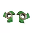 Set de freze nut și feder pentru lambriu, cu alezaj, 140x25x40mm, Z3, CMS