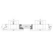 Set de freze nut și feder pentru lambriu, cu alezaj, 140x25x40mm, Z3, CMS