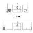 Set suplimentar de freze pentru uși cu inserții de sticlă, CMS, no.02