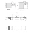 Set de freze pentru uși de interior reglabil, cu alezaj, cu 4 capete de frezat, CMS, no.10 (d:30mm)