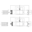 Set de freze nut și feder, cu alezaj, 125x28,5x40mm, Z3, CMS