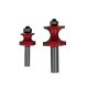 Freză cu coada profil concav jumatate de cerc R4.8mm