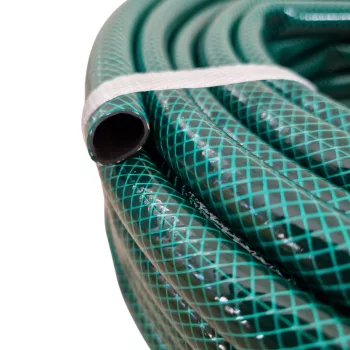 D12,7mm Furtun de stropire flexibil din PVC verde-negru 25m