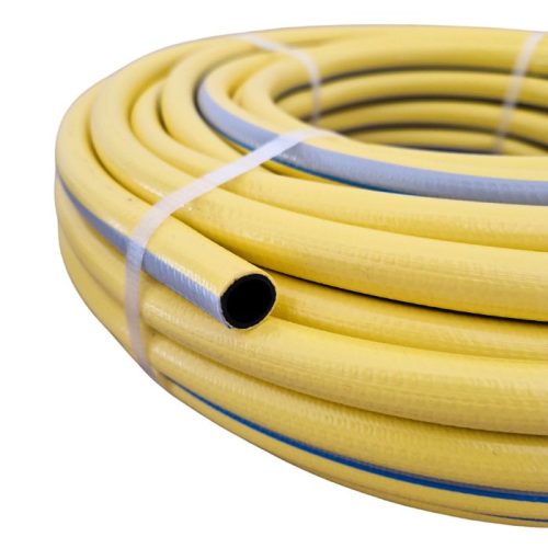 D25mm Furtun de stropire flexibil din PVC galben 25m
