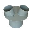 Adaptor Y pentru furtun exhaustare 180mm/2x120mm