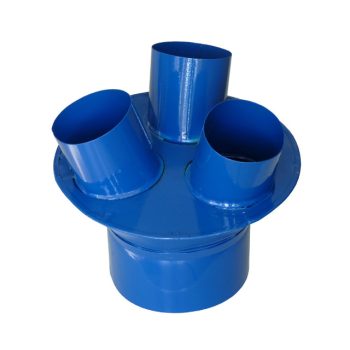 Adaptor Y pentru furtun exhaustare 180mm/3x100mm