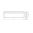 Cuţite de rindeluit 260X25X3mm WS oţel