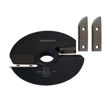   Cap de frezat tăblii L (stânga, de jos) cu placuţe amovibile din OR no.8L