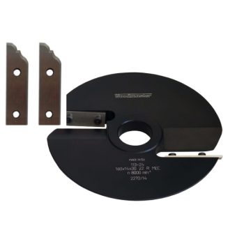   Cap de frezat tăblii R (dreapta, de sus) cu placuţe amovibile din OR no.6R