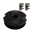 Cap de frezat pentru profil-contraprofil, cu alezaj, pentru uși de mobilier, 120x40x30mm, Z2, OR, no.02